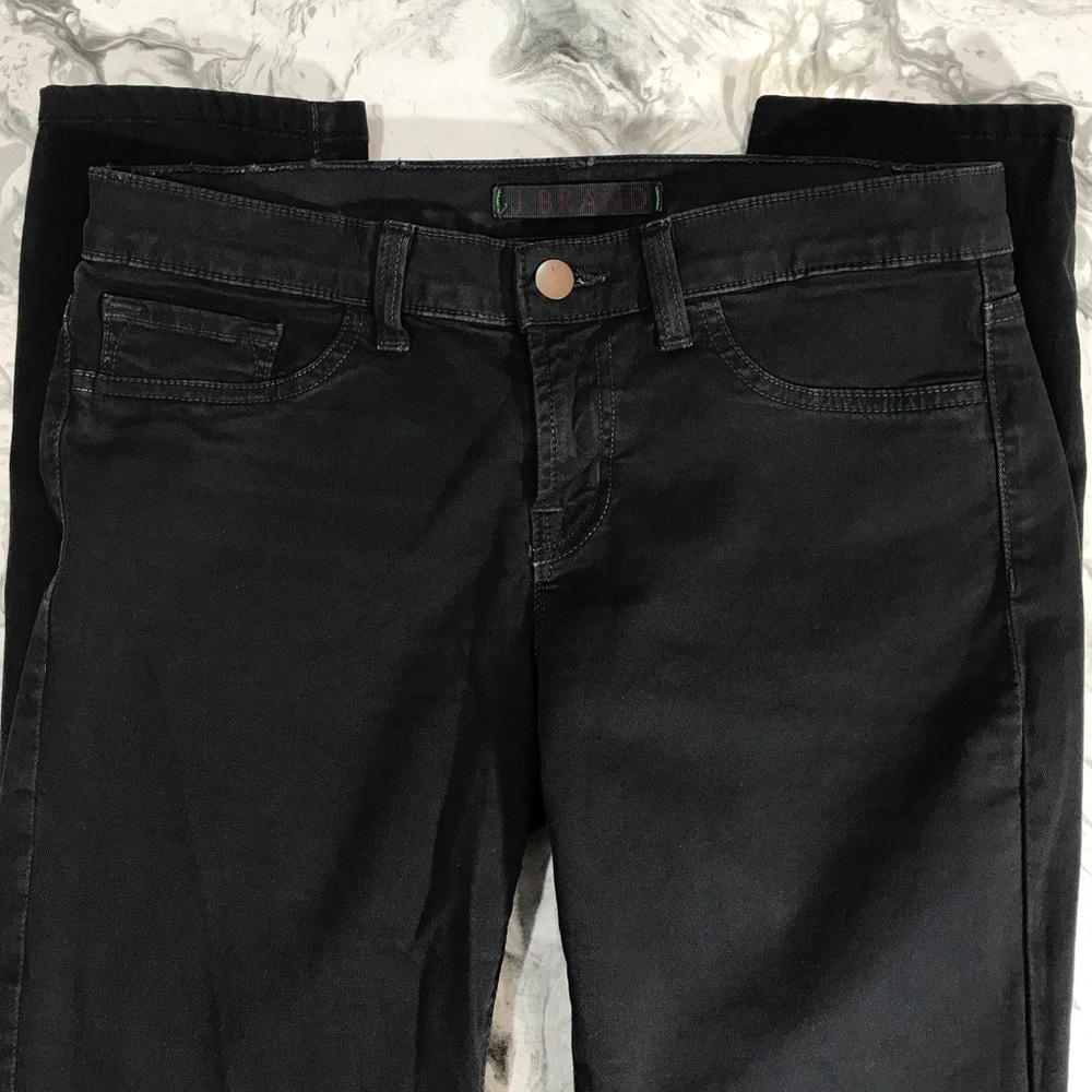 J Brand Pencil Leg Dark Grey Skinny Jeans