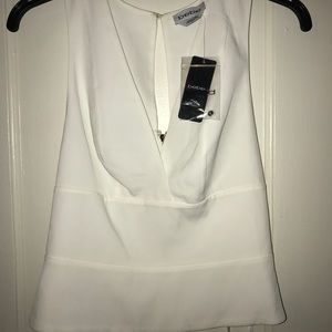 BWT BEBE blouse, with zipper