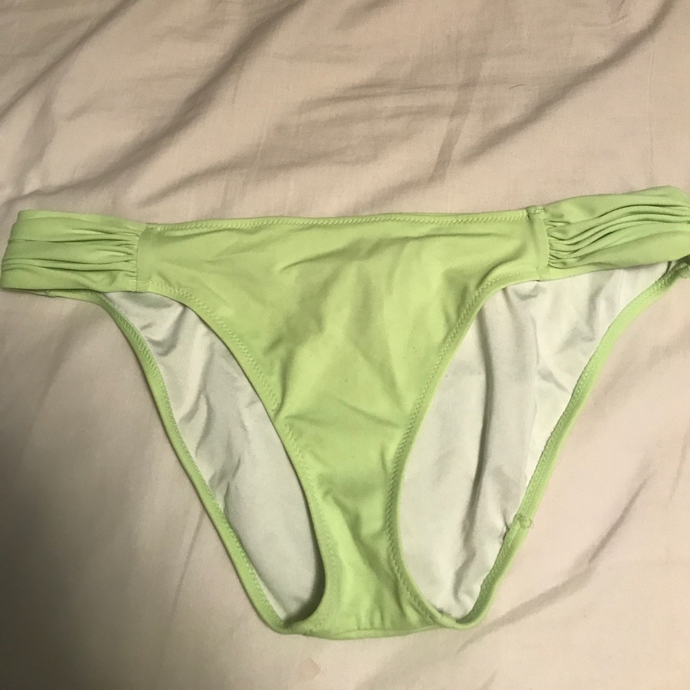 Lime green Victoria Secret bikini bottoms