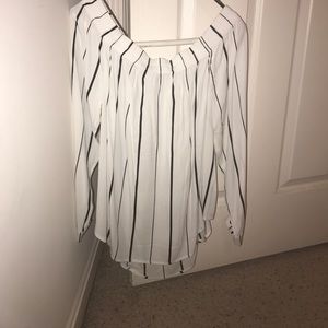 off the shoulder shirt
