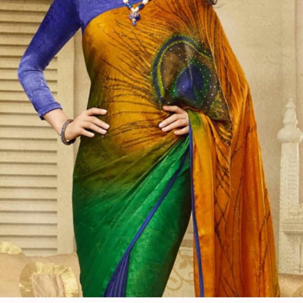 Peacock Saree