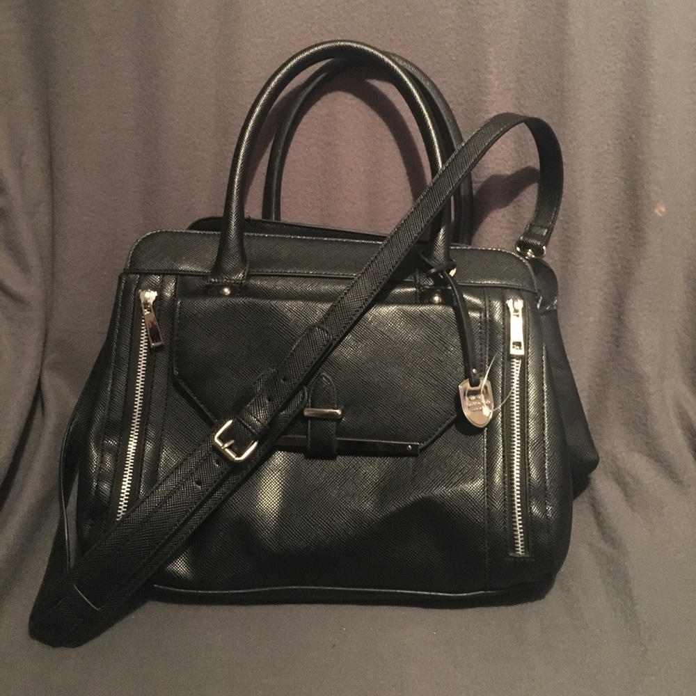 London fog black handbag