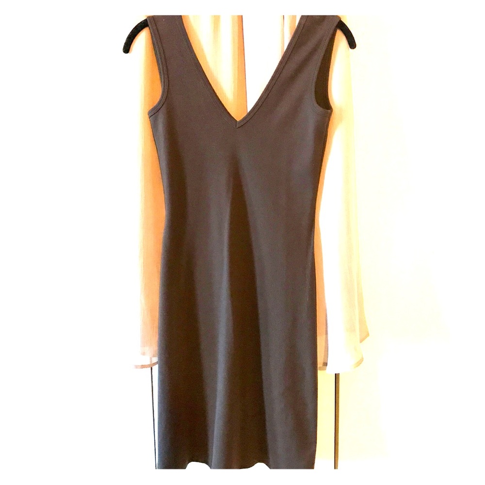 Moda International double v dress.