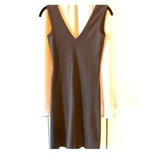 Moda International double v dress.