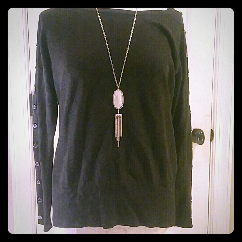 Grey long sleeve top