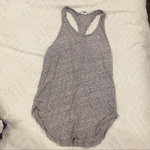 PINK heathery grey workout tank