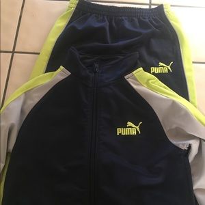Puma Boys 2 piece track suit size 7