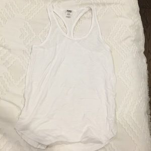 PINK white workout tank