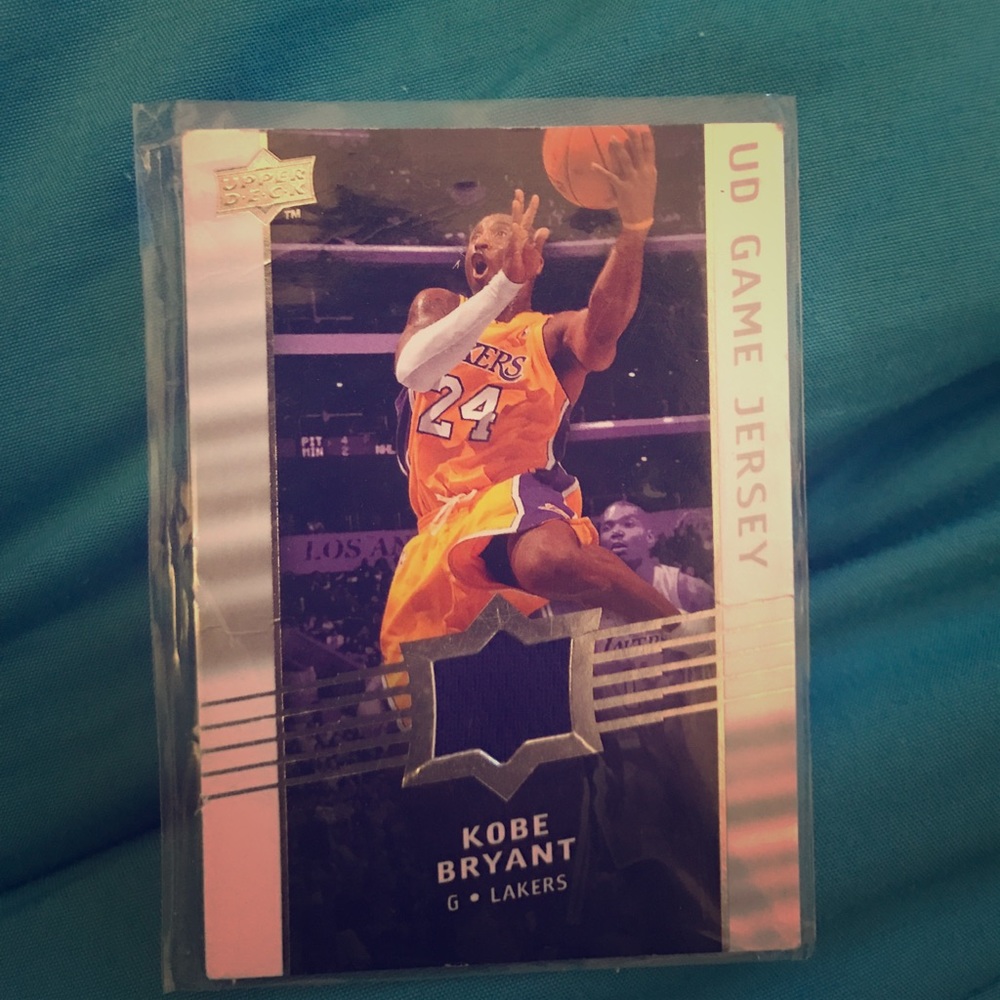 Kobe Bryant Game Jersey Card