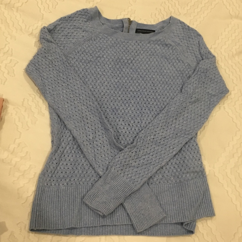 Baby blue American eagle sweater