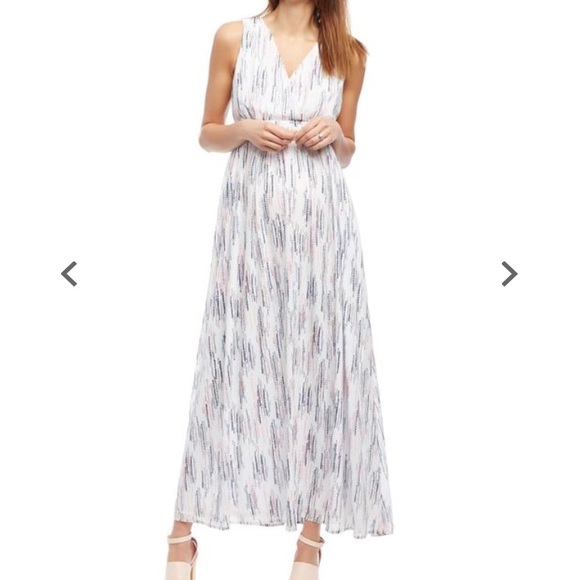 Motherhood Maternity Dresses & Skirts - Motherhood Cream Dot Maternity Maxi Dress