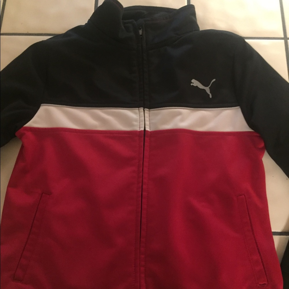 Puma boys 2 piece track suit