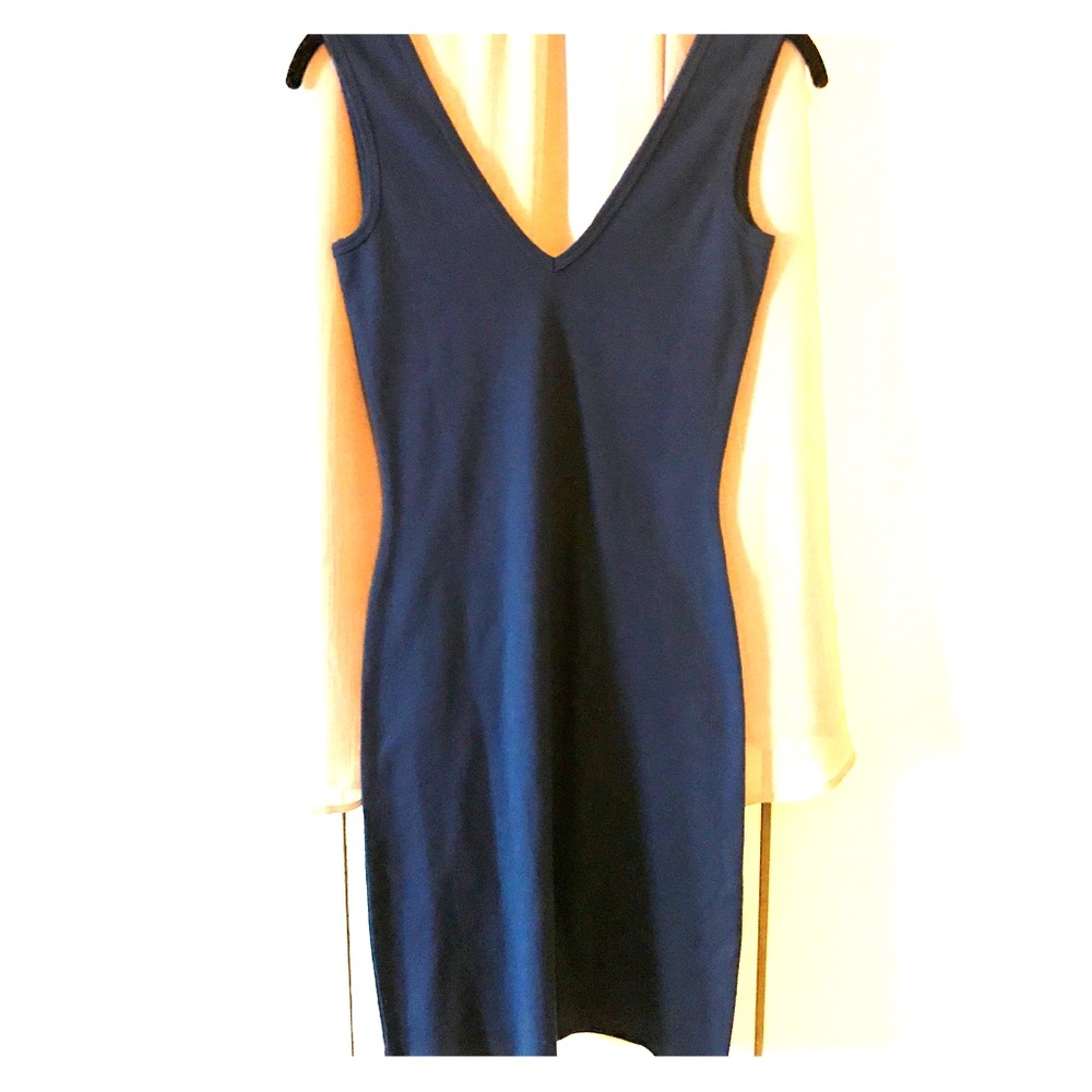 Moda International double v dress.