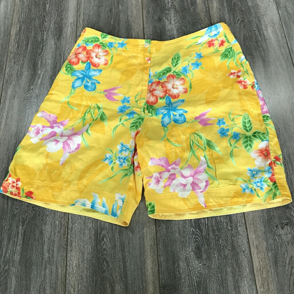 Lauren Ralph Lauren floral Hawaiian Short size 12