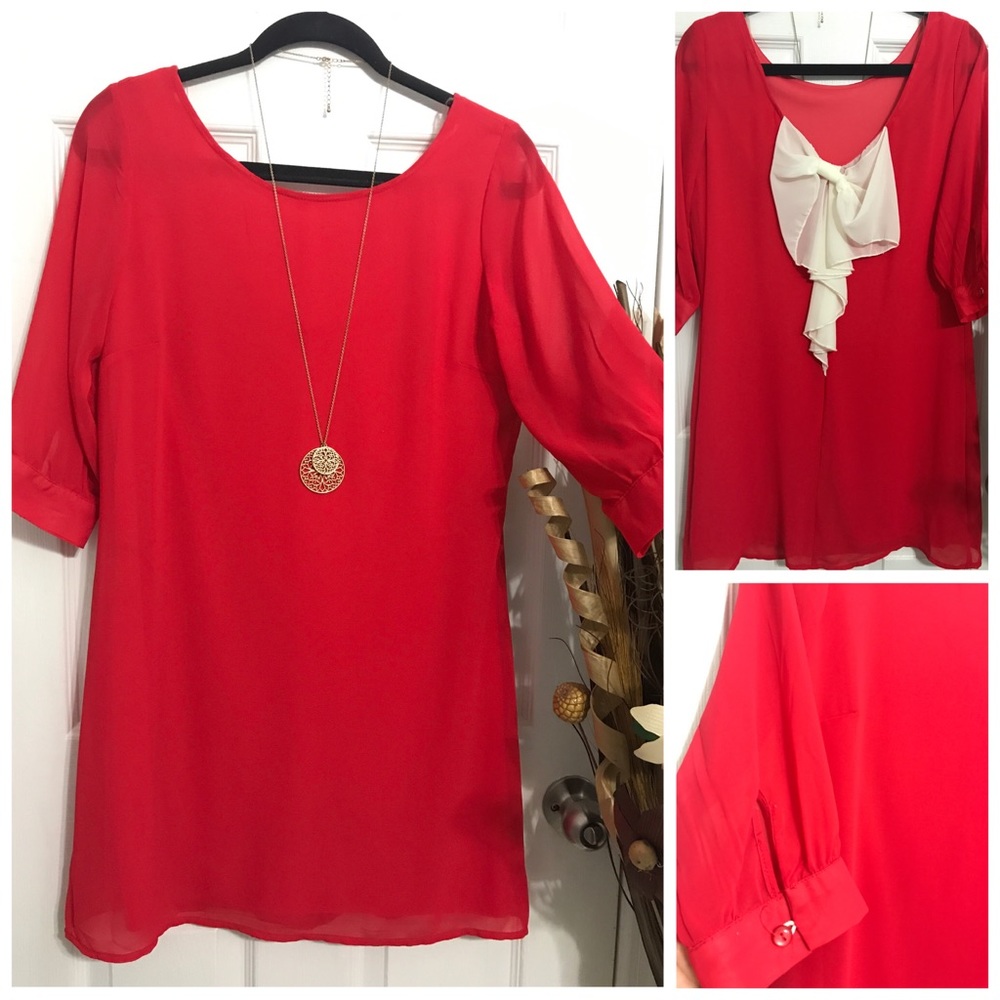 Women's Bow Back  Cami Dress  