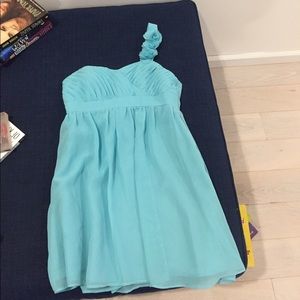 Turquoise Alfred Angelo dress