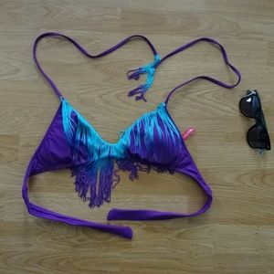 Bikini Lab Purple Ombre Bikini Top