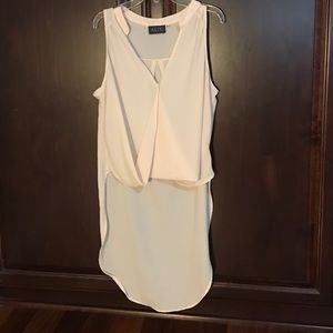 Blush Asymmetrical Top (long in the back)