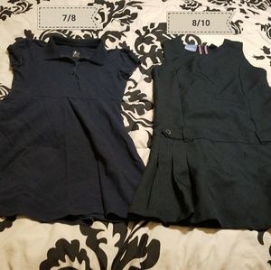 9pc size 8 girls uniforms