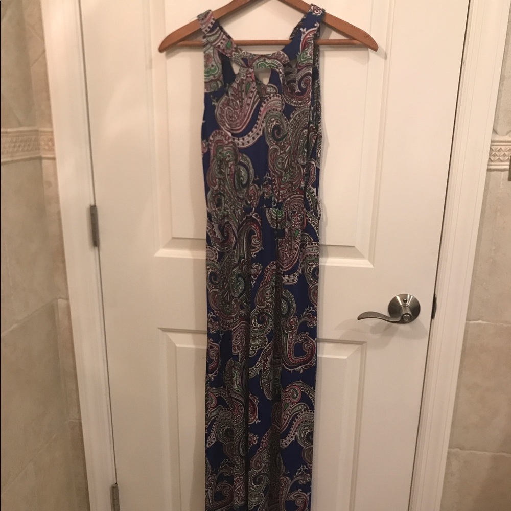 Printed maxi dress