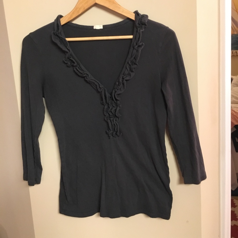 J.Crew ruffle top