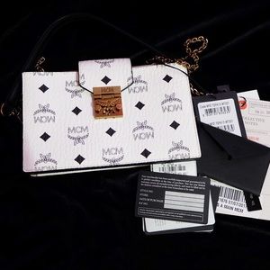Authentic MCM Small Cross body removable strap