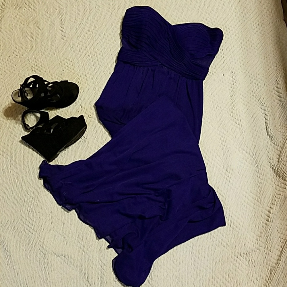 Strapless prom dress used once