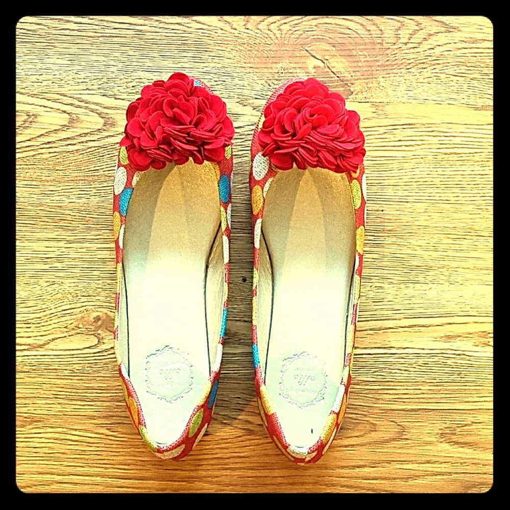 Ollio ballet canvas flats