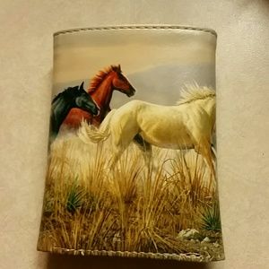 Buxton James Hautman tri-color wallet