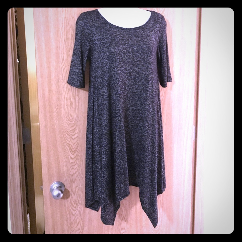 Charcoal relaxed fit dress