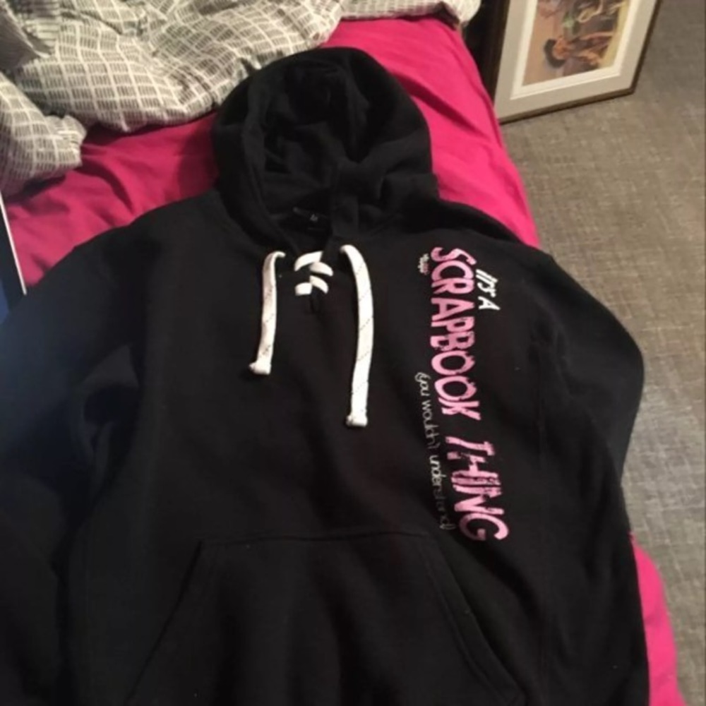 Scrap booking hoodie