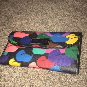 Dooney and Bourke Wonder Duck Continental Wallet