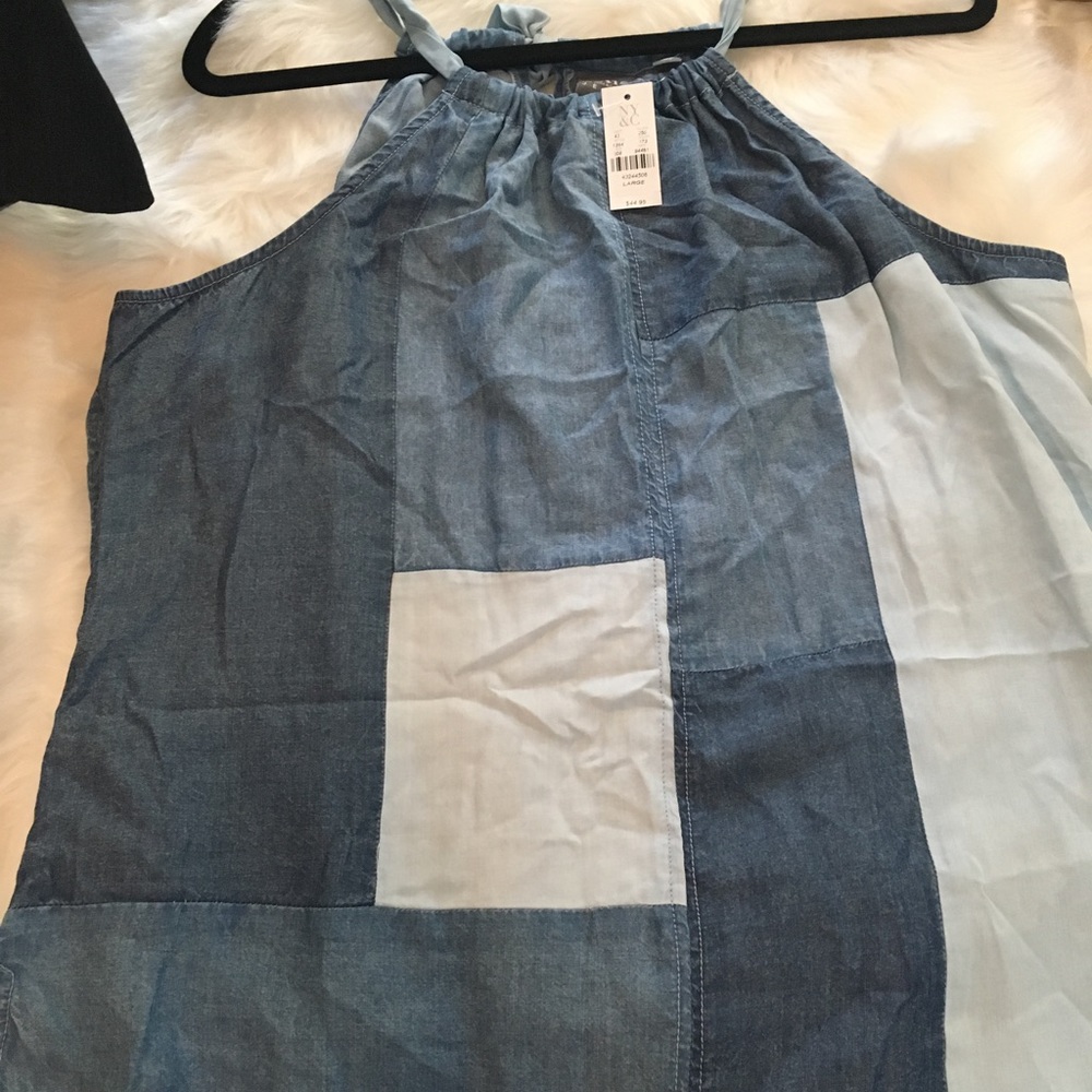 New York & Company Jean Top Size Large