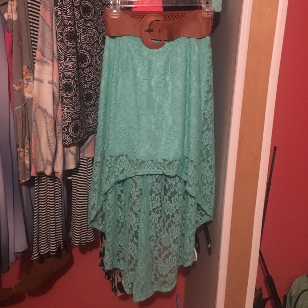 stretchy Teal Skirt