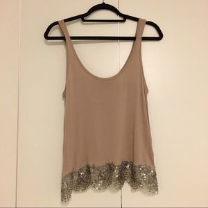American Eagle Sparkle Detail Tank