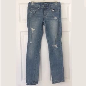 American Eagle Stretch Sparkle Skinny Jeans Size 2