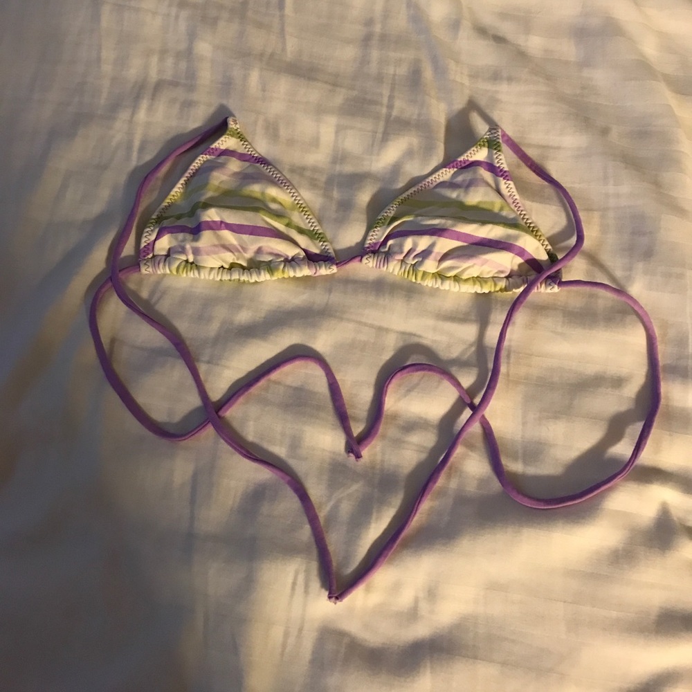 Cute string bikini top