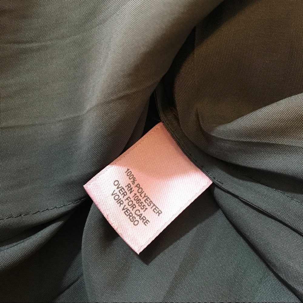 Calypso Charcoal Pleated Asymmetrical Dress - Picture 7 of 7