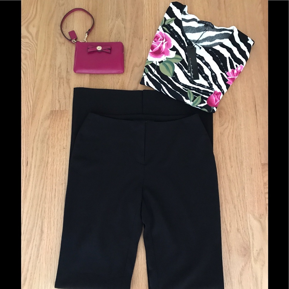 VS Body By Victoria Black Bootcut Pant NWOT Sz. 0.
