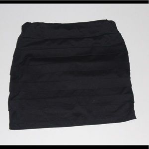 Black pencil skirt