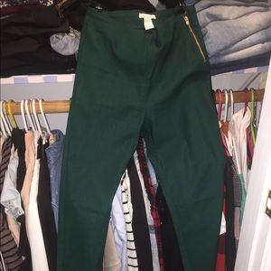 Hunter green hm pants
