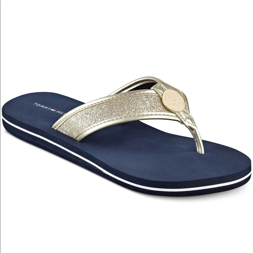 TOMMY HILFIGER FLIP-FLOP THONG SANDALS BRAND NEW