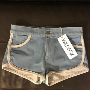 WildFox roller girl shorts