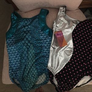 🔴 Girls Gymnastics Leotard