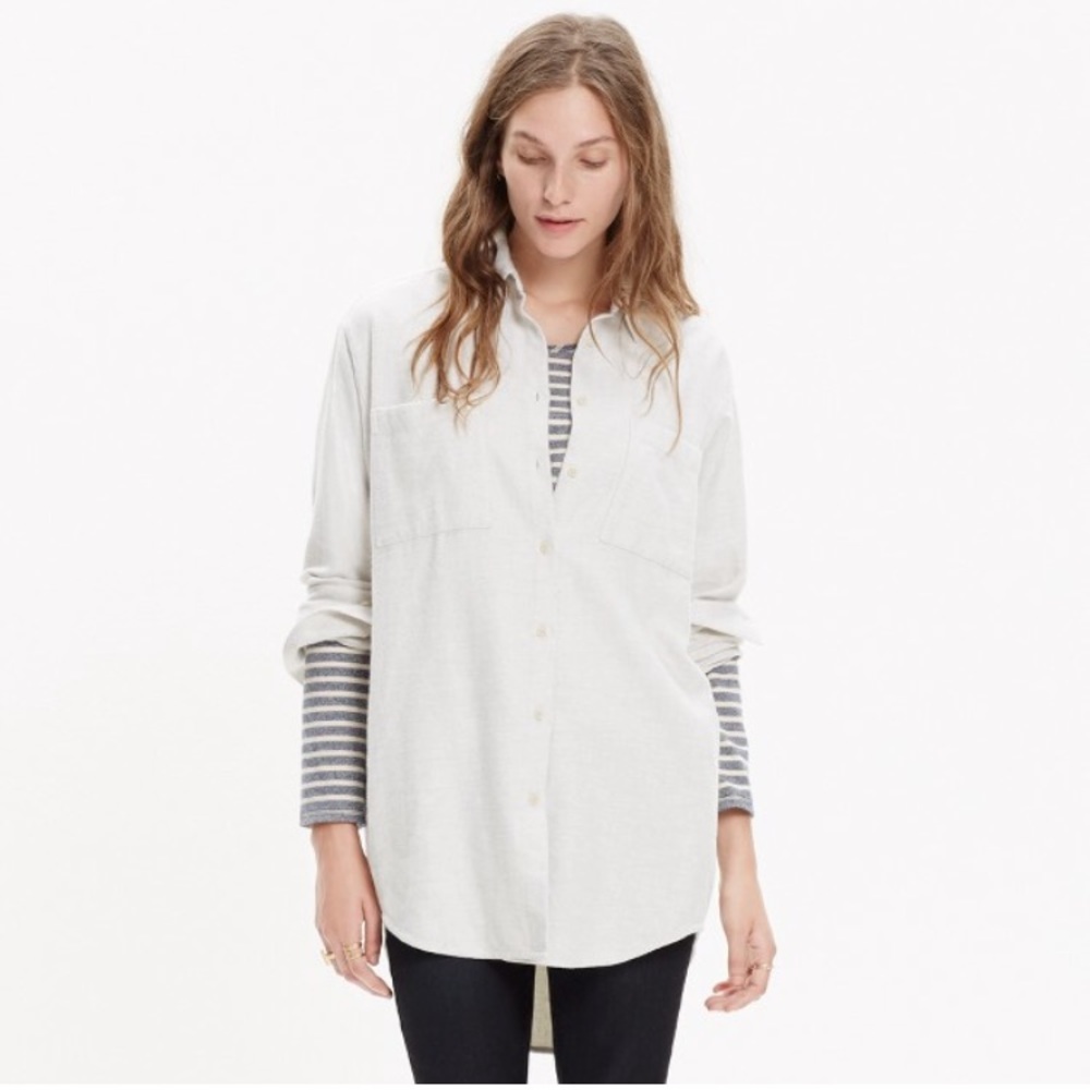 Madewell Oversized Flannel Shirt