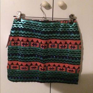 Sequin skirt, size s brand new
