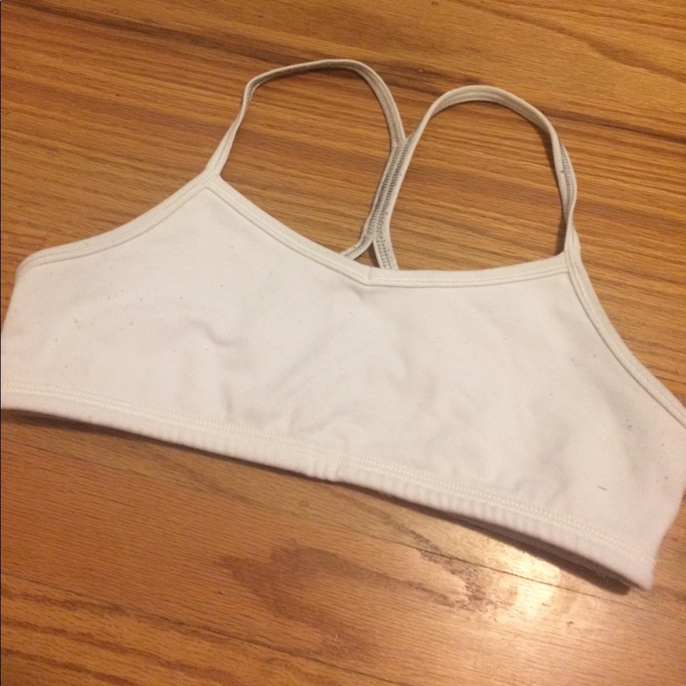 White Ivivva sports bra