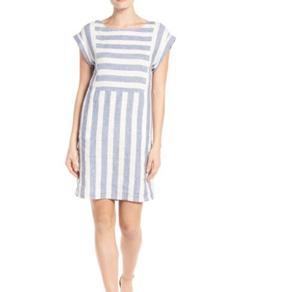 Caslon dress, striped summer beauty! Size small.
