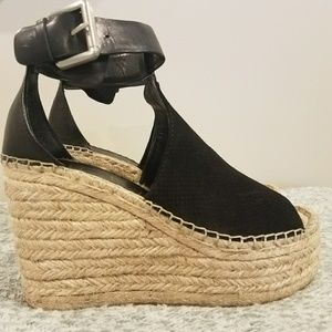 Marc Fisher Annie perforated espadrilles