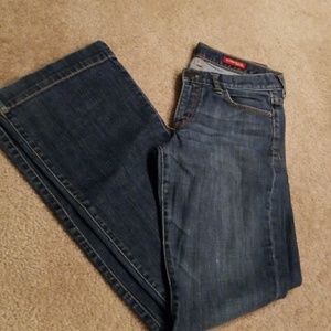 Express fit and flare jeans size 4L